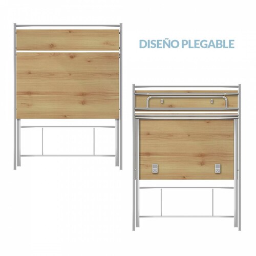Escritorio Plegable Individual Estructura Cruzada color Blanco