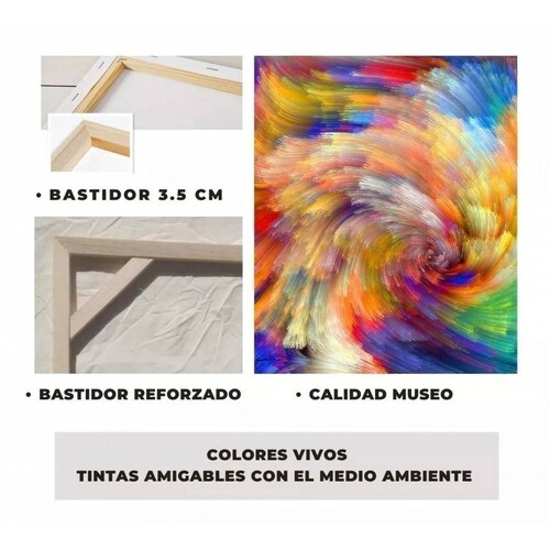 Cuadros Montañas Acuarela Canvas Arte Abstracto Paisaje Elegante para Oficina
