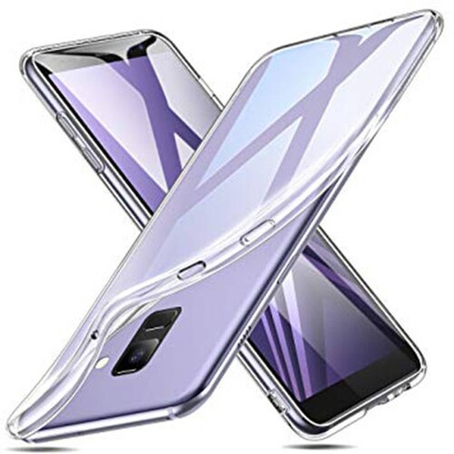 Funda  Solozen Hit Jelly de Silicón  para Samsung Galaxy A8 2018 Transparente