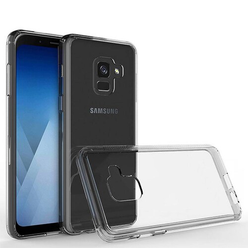 Funda  Solozen Hit Jelly de Silicón  para Samsung Galaxy A8 2018 Transparente