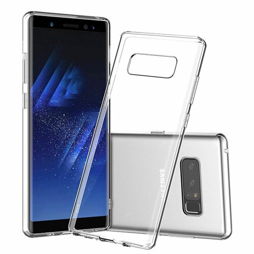 Funda de silicon Hit jelly para Samsung Galaxy Note 8 Transparente