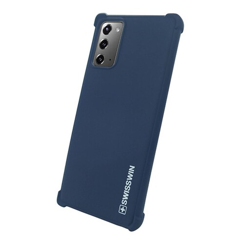 Funda de silicon suave con orillas reforzadas para Samsung Galaxy Note 20 Azul