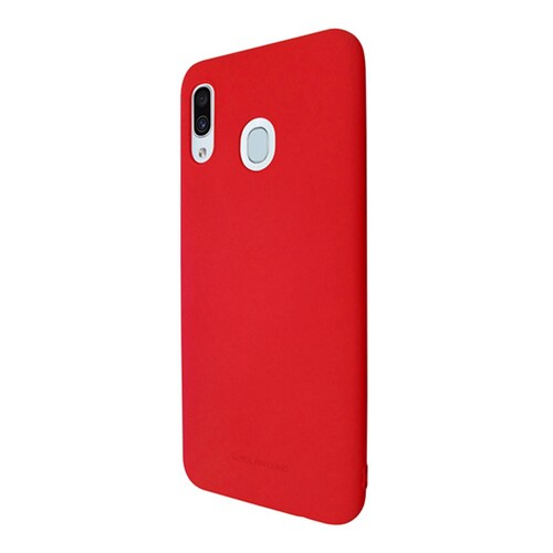 Funda Molan Cano Para Samsung M20 Silicon Suave Color Rojo