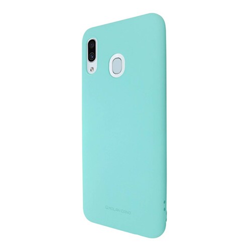 Funda Molan Cano Para Samsung M20 Silicon Suave Color Menta