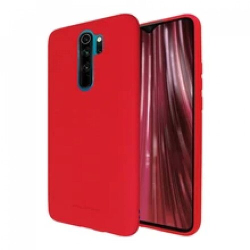 Funda Molan Cano Case De Silicon Suave Para Xiaomi Redmi Note 8 Pro Rojo
