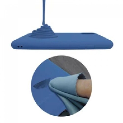 Funda Molan Cano Case De Silicon Suave Para Huawei P Smart 2019 Azul