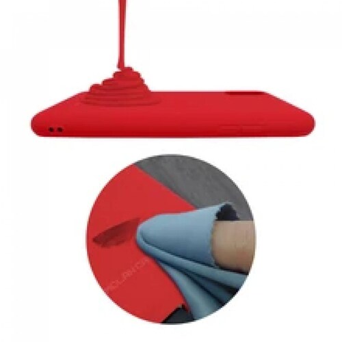 Funda Molan Cano Case De Silicon Suave Para Huawei Mate 20 Lite Rojo