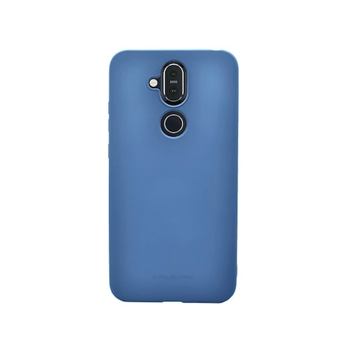Funda Molan Cano Para Nokia 7.1 Plus Silicon Suave Color Azul