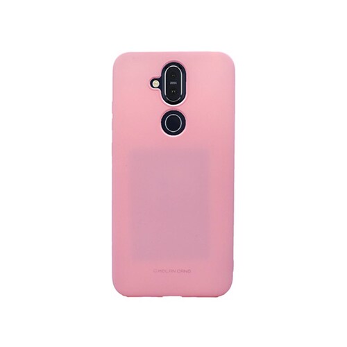 Funda Molan Cano Para Nokia 7.1 Plus Silicon Suave Color Rosa