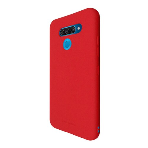 Funda Molan Cano Para LG K50| Q60 Silicon Suave Color Rojo