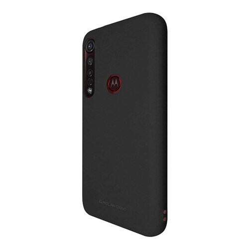 Funda Molan Cano Para Motorola G8 Play Silicon Suave Color Negro