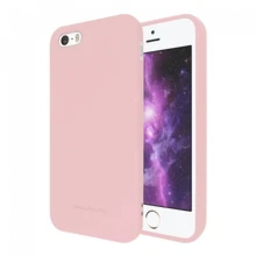Funda Molan Cano Case De Silicon Suave Para Iphone 5 y SE Rosa