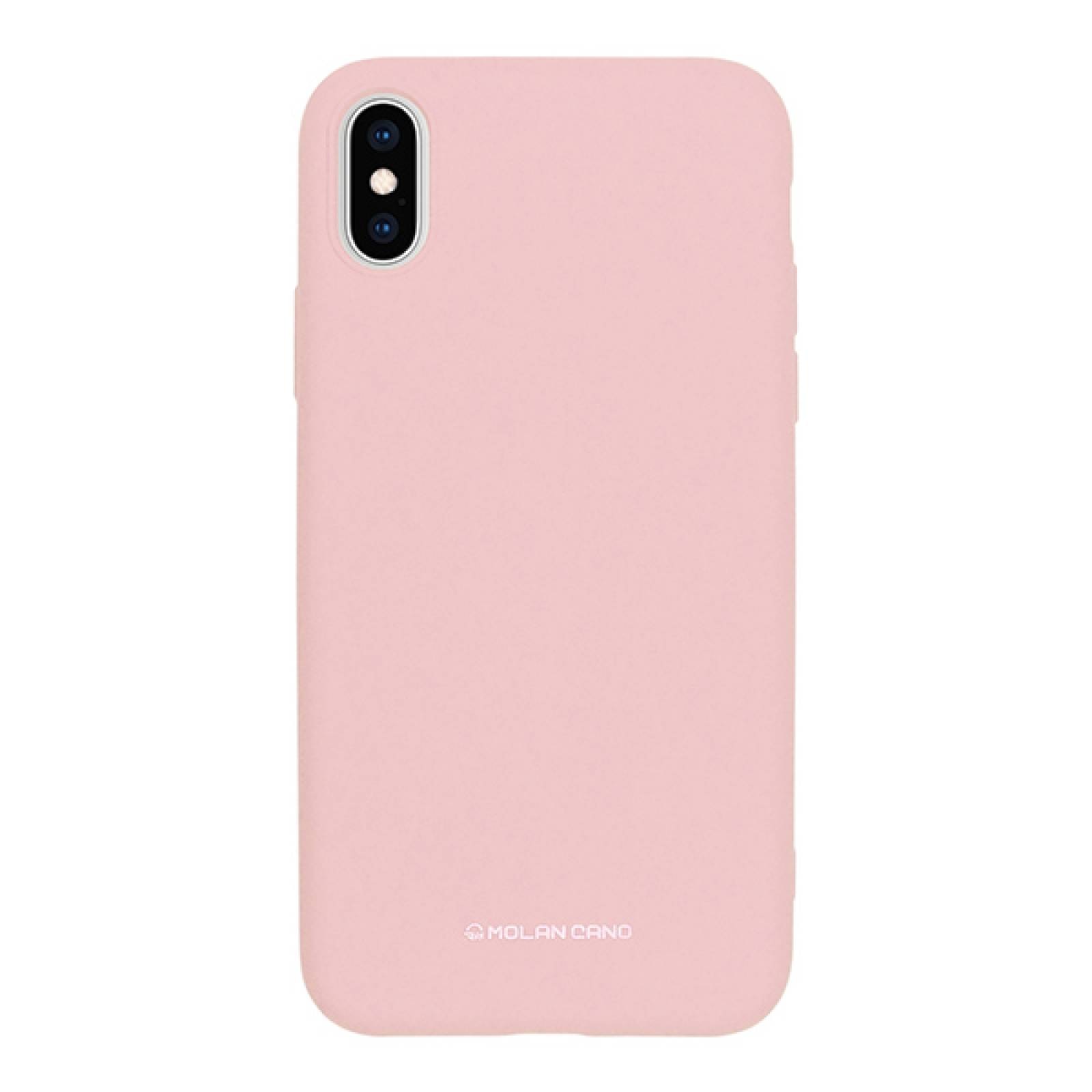 Funda Molan Cano Para Iphone X| Xs Silicon Suave Color Rosa