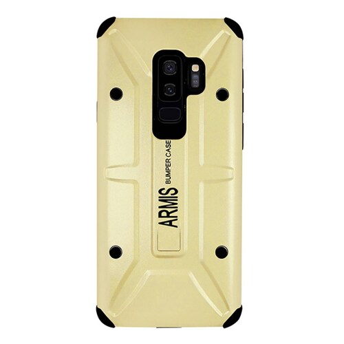 Funda Atti Armis Doble Capa Para Samsung S9 Plus Dorado