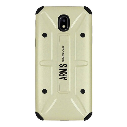Funda Atti Armis Doble Capa Para Samsung J5 Pro Dorado