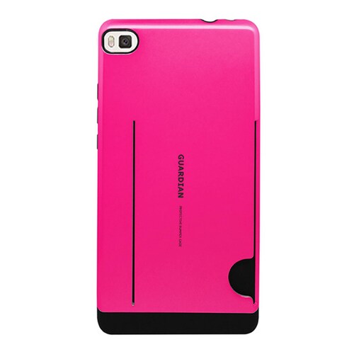 Funda tarjetero Guardian para Huawei P8 Fucsia