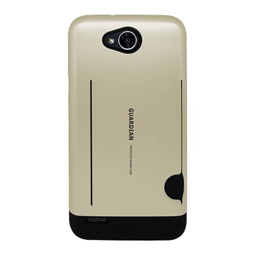 Funda tarjetero Guardian para Lg Xpower 2 Dorado