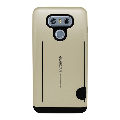 Funda tarjetero Guardian para Lg G6 Dorado