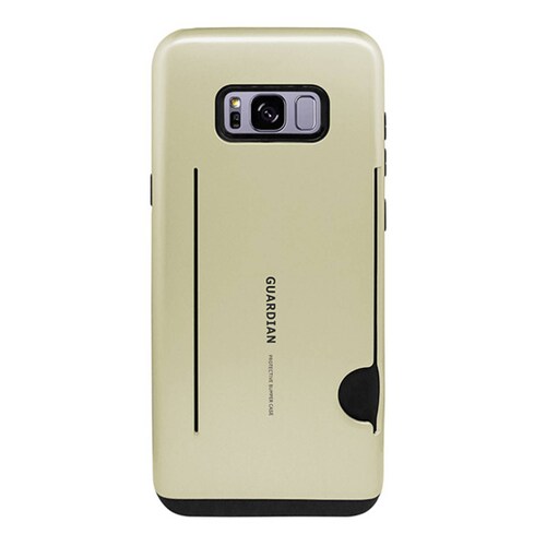 Funda tarjetero Guardian para Samsung Galaxy S8 plus Dorado
