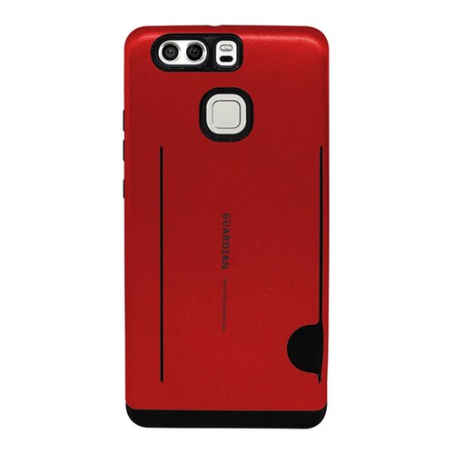 Funda tarjetero Guardian para Huawe P9 Rojo