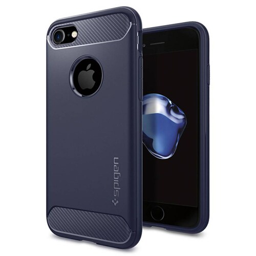 Funda Spigen Rugged Armor para iPhone 7 / 8 Midnight Blue