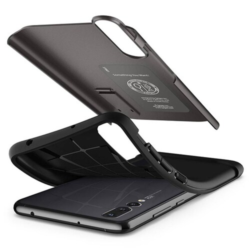 Funda Spigen Slim Armor para Huawei P20 pro Gunmetal