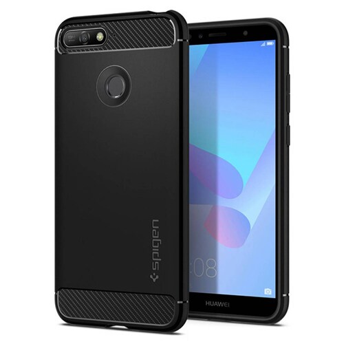 Funda Spigen Rugged armor para Huawei Y6 prime 2018 Black
