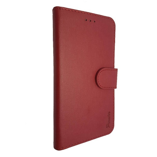 Funda Atti Premier Diary Tipo Cartera Para Huawei Y7 2018 Color Rojo