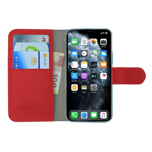 Funda Atti Premier Diary Tipo Cartera Para Huawei Y7 2018 Color Rojo