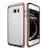 Funda VRS Tripe Mix para Samsung Galaxy S7 Edge Transparente Contorno Rosa