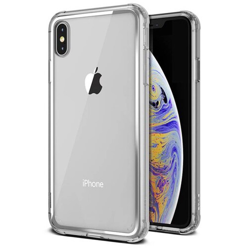 Funda VRS Crystal Chrome para Iphone Xs Max Transparente