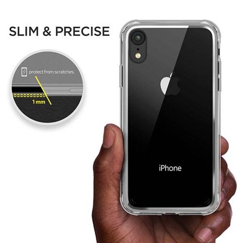 Funda VRS Crystal Chrome para Iphone XR Transparente