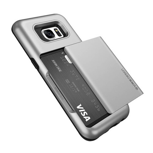Funda VRS Damda Glide para Samsung S7 Edge Plata