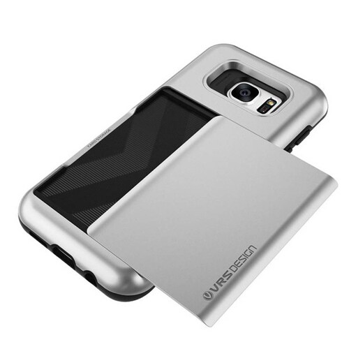 Funda VRS Damda Glide para Samsung S7 Edge Plata