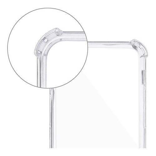 Funda  Orillas Reforzadas Air Cushion Transparente Para iPhone 12 Pro Max 