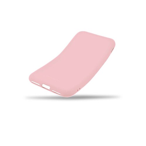 Funda Case de Silicon Suave Protector Acabado Mate para Motorola G7 | G7 Plus Rosa