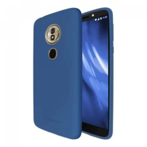 Funda Molan Cano Case De Silicon Suave Para Motorola Moto G7 Play Azul