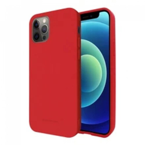Funda Molan Cano Case De Silicon Suave Para Iphone 12  Pro Max Rojo