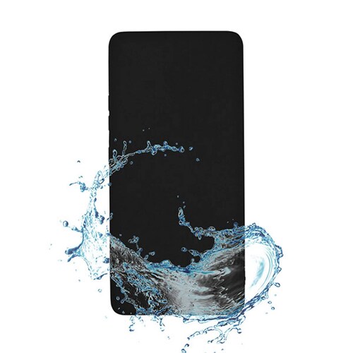 Funda Case de Silicon Suave Protector Acabado Mate para Motorola One Zoom Negro