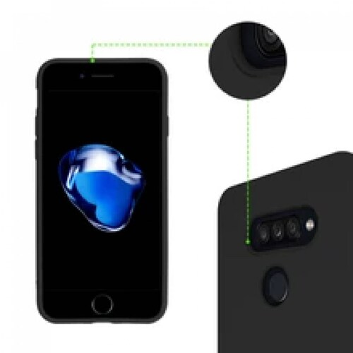 Funda Molan Cano Case De Silicon Suave Para Motorola Moto E6 Play Negro