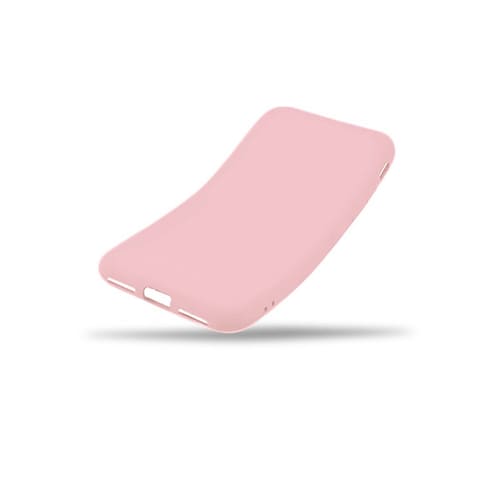 Funda Molan Cano Para Motorola E6 Plus Protector De Silicon Suave Acabado Mate Color Rosa