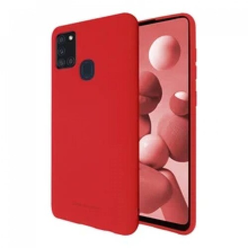 Funda Molan Cano Case De Silicon Suave Para Samsung Galaxy A21s Rojo