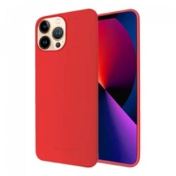 Funda Molan Cano Case De Silicon Suave Para iPhone 13 Pro Max Rojo
