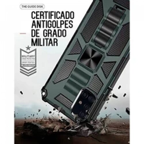 Funda Uso Rudo Rugged Robot Mas Mica 9D Para Huawei Y9 Prime Khaki