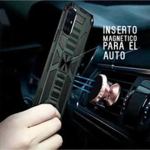 Funda Uso Rudo Rugged Robot Mas Mica 9D Para Huawei Y9 Prime Khaki