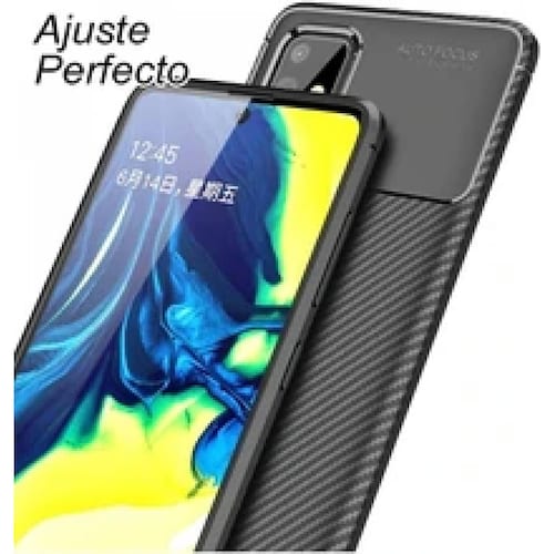 Atti Rugged Carbon Samsung A22 4g Azul Marino 1pz Mas Mica 9D