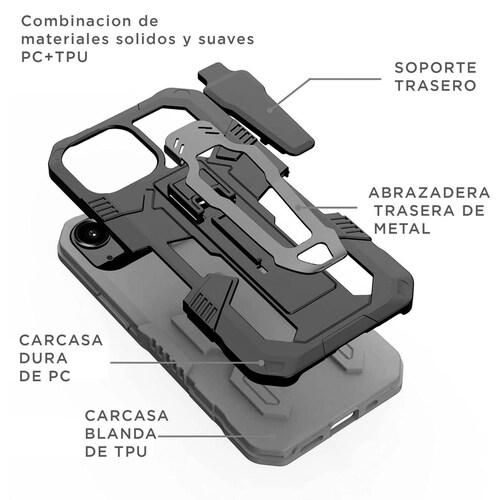 Funda Robot Combo Clip Para Samsung S8