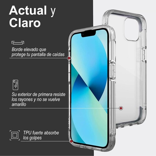 Raptic Air Funda Uso Rudo Transparente Para iPhone 13 – ATTI Funda