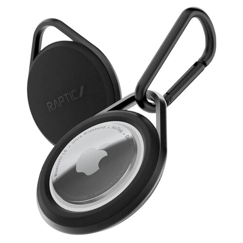 Funda Llavero Raptic Link Black Para Apple Air Tag