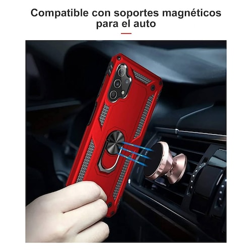 Funda Uso Rudo Con Anillo Para ZTE Blade V40 Pro